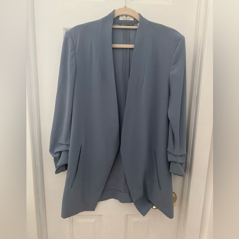 Aritzia Babaton Power Blazer, powder blue